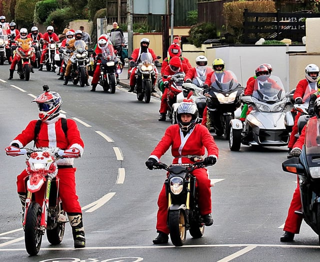 Motorbiking Santas aim to deliver vital funds for local hospice