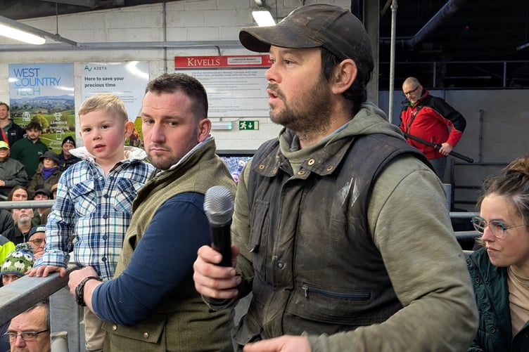 Raymond Gilbard, a farmer based in Launceston has said that people in the UK do not understand where their food comes from. He also argued that farmers do not have the money to pay £200,000 to the ‘tax man’. (Picture: Aaron Greenaway)