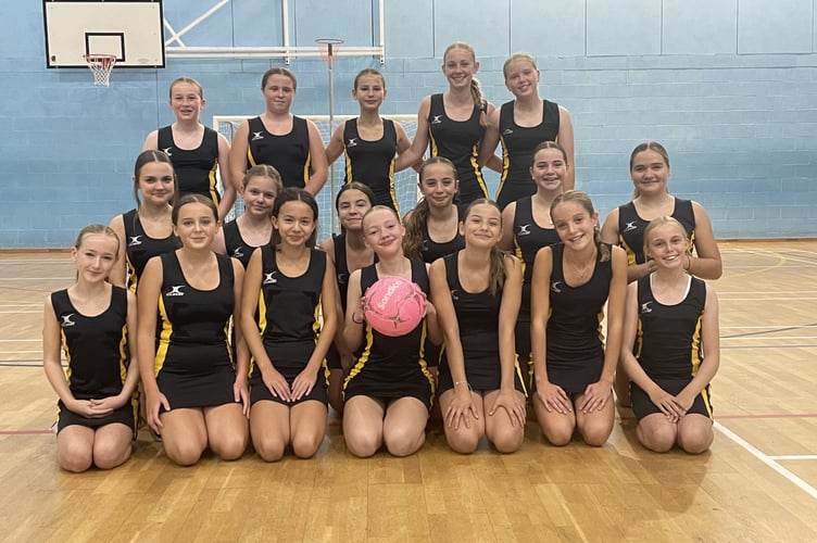 Torpoint Junior Netball which trains over 60 girls in the sport has gained a financial boost of £500 for new equipment from Skipton Business Finance Communities Matter scheme. (Picture: Torpoint Junior Netball Club)
