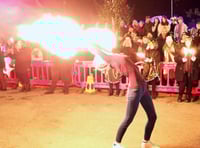 Lighting up the dark with fire and light in Callington 