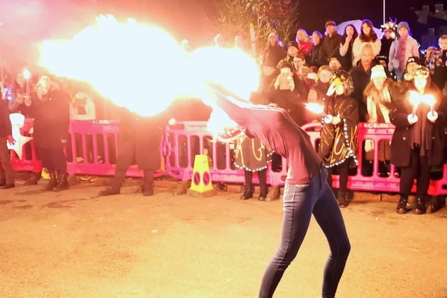 Lighting up the dark with fire and light in Callington 