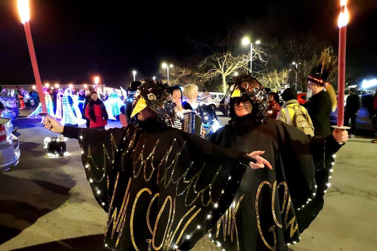 REVELLERS in costume with fire-lit torches will gather for tomorrows Kelliwik Golowi festival in Callington