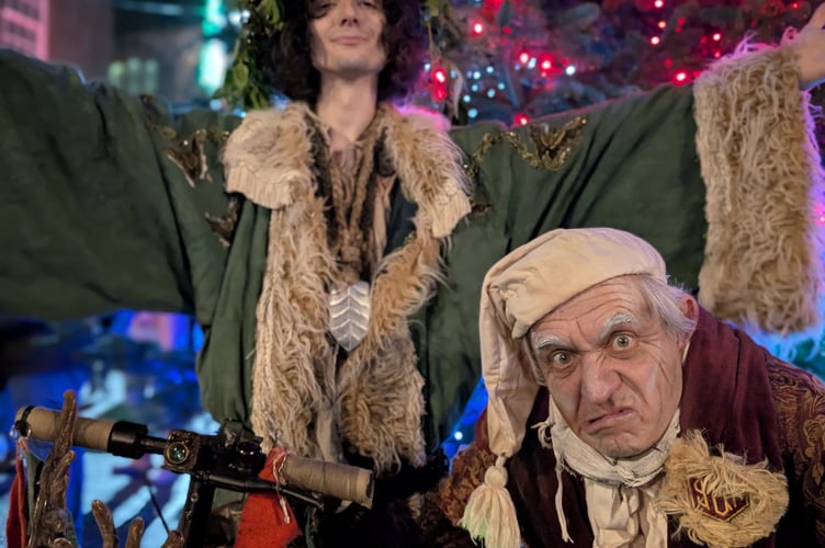 Scrooge was in attendance and did his very best to ruin the Christmas spirit. (Picture: Aaron Greenaway)