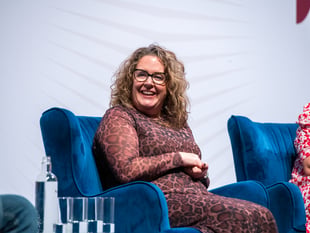 Karen takes centre stage to talk up her incredible journey
