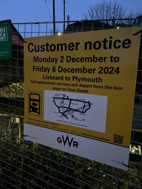 GWR has now extended rail card use to local Stagecoach bus service number 2 during the works which are planned until Friday December 6. (Picture: Sarah Martin)