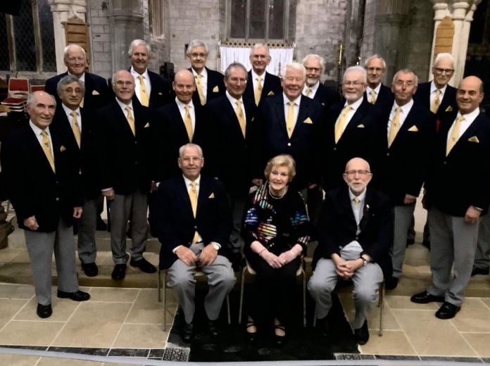 Members of the Tamar Valley Male Voice Choir