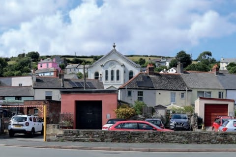PART of Millbrook village centre, with Blindwell Hill forming the skyline behind