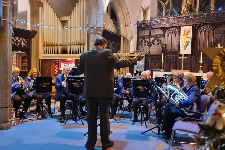 CALLINGTON Town Band were among the performers at St Mary's Church