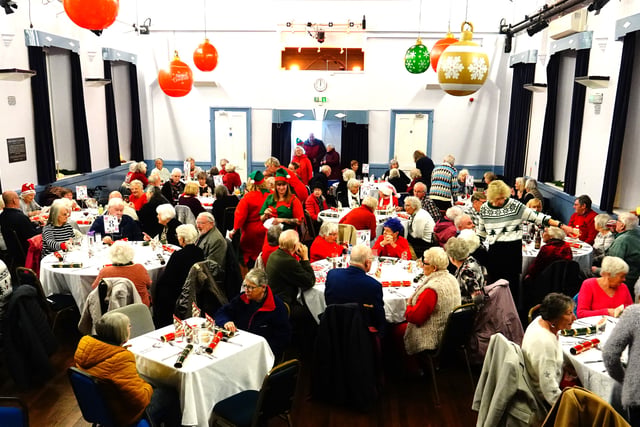 Over 70s Christmas lunch proves a resounding success