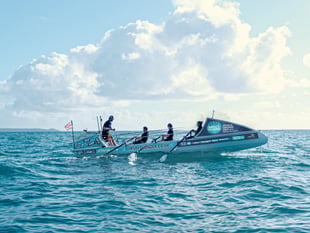 Looe rowers on start line for once in a lifetime rowing challenge
