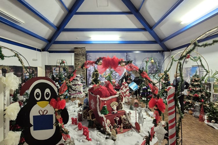 The magical Beat4Autism charity Christmas Grotto at St James' Church in Torpoint