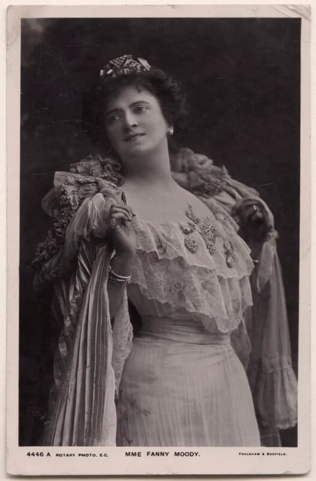Fanny Moody-Manners' portrait can be seen in the National Portrait Gallery