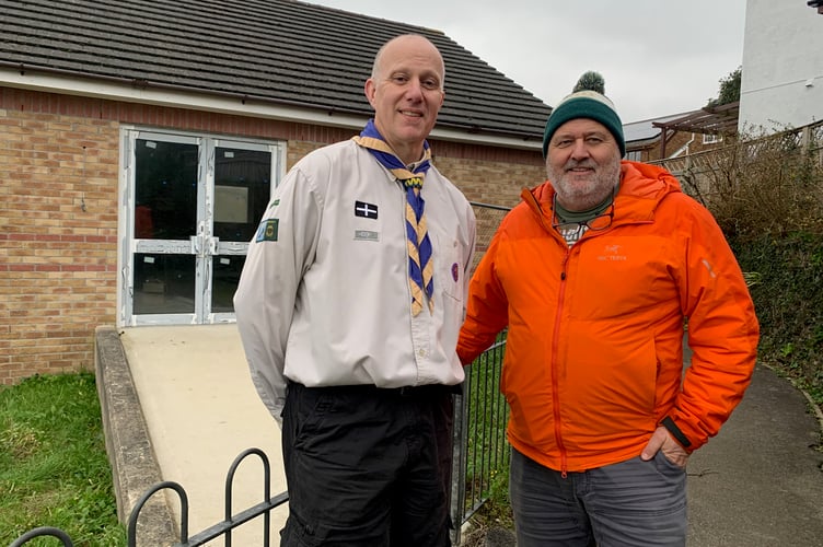 Scout leaders, Keith Child (left) and Andrew Jewell applied for funding to complete the project which had stalled after nearly ten years of hard work and determination. (Picture: Sarah Martin)