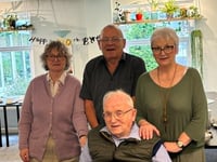 Butcher David Eggins celebrates 100th birthday among family