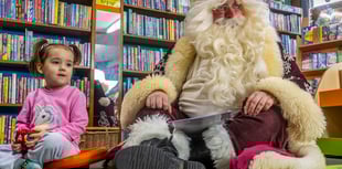 Santa brings cheer to children across Cornwall