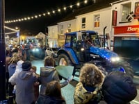 Festive tractors back on Saltash streets to support local charities