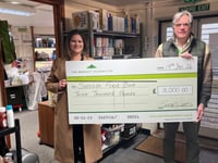 Saltash Foodbank gets some early Christmas cheer thanks to developers