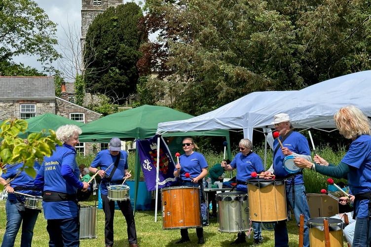 Entertainers at the Tiwardrai Fest in May 2024.