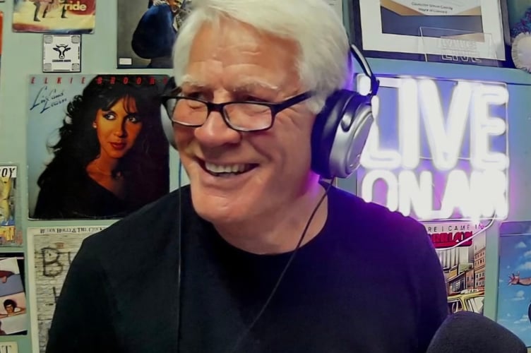 Mike Allsopp, freelance broadcaster and presenter/director of Liskeard & Looe Radio