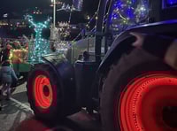 Tinsel Tractor Run gives young man the ride of his life