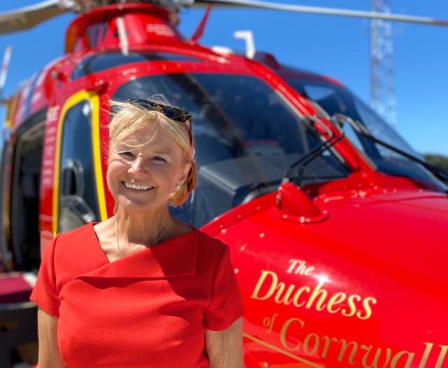 MBE for Cornwall Air Ambulance vice president