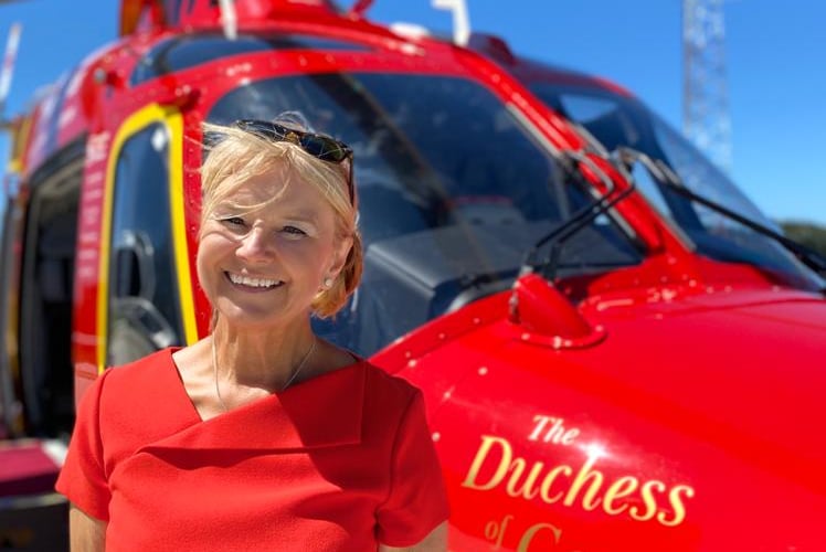Vice President of Cornwall Air Ambulance Barbara Sharples has been awarded an MBE in the NY honours list for her services to charity in Cornwall and the Isles of Scilly. (Picture: Barbara Sharples)