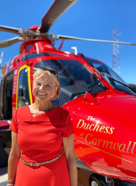 Vice President of Cornwall Air Ambulance Barbara Sharples has been awarded an MBE in the NY honours list for her services to charity in Cornwall and the Isles of Scilly. (Picture: Barbara Sharples)