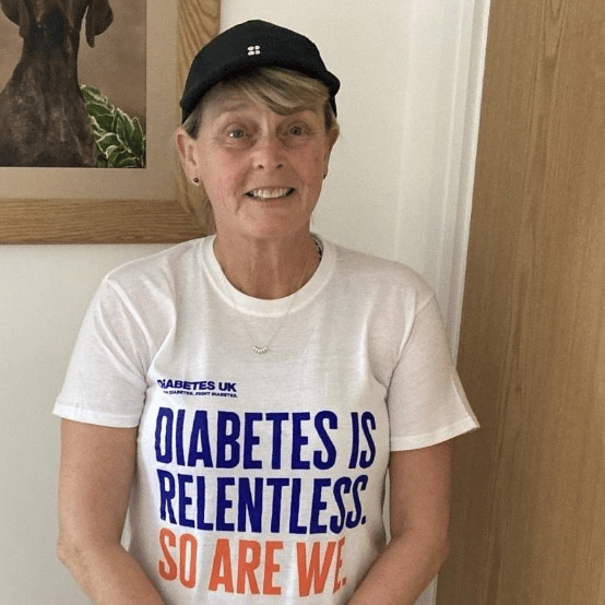 Power Runs Cornwall member Helen Baker raising awareness and funds for Diabetes UK