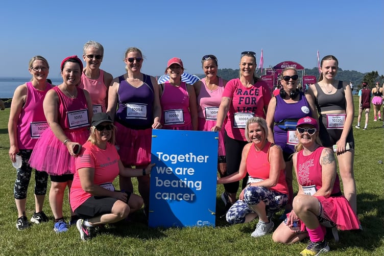 POWER Runs Cornwall from Liskeard were the top fundraisers at the 2024 Race 4 Life event