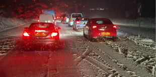 Bus services delayed by snow-related A30 traffic issues