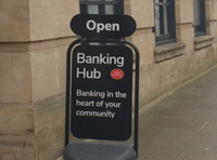 Banking hub opens in new permanent home