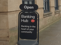 Banking hub opens in new permanent home