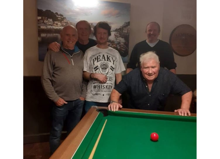 Harbour Sharks pool team.