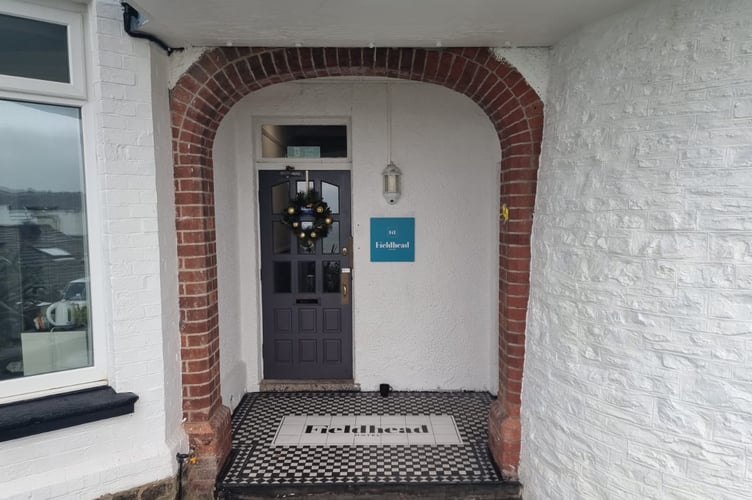 The entrance to the revamped Fieldhead Hotel which was opened before Christmas by the three owners. (Picture: Fieldhead Hotel)