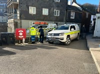 Bomb disposal team at Kingsand after alert