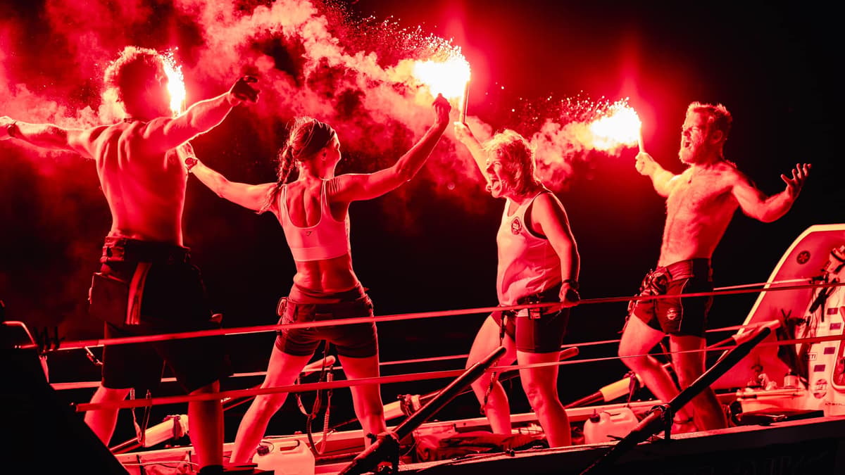Jubilant scenes as Looe rowers cross finish line in Caribbean | cornish ...