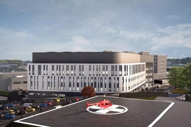 Change of vehicular access at the front of Derriford Hospital