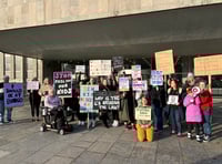 SEND parents protest Cornwall Council ahead of monthly meeting