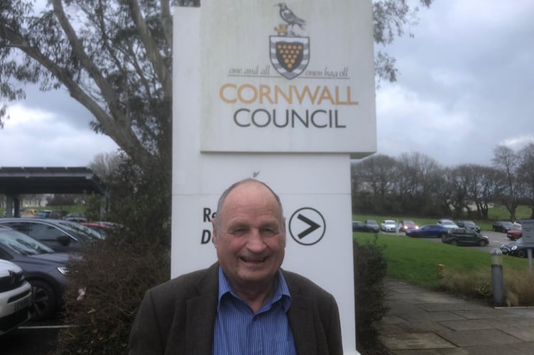 Jim Candy, councillor for Looe West, Pelynt, Lansallos and Lanteglos