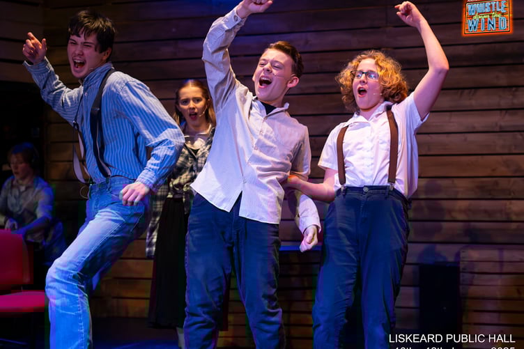Owen Kinsley, Isaac Gillespie and Mark Sipos in Whistle Down The Wind