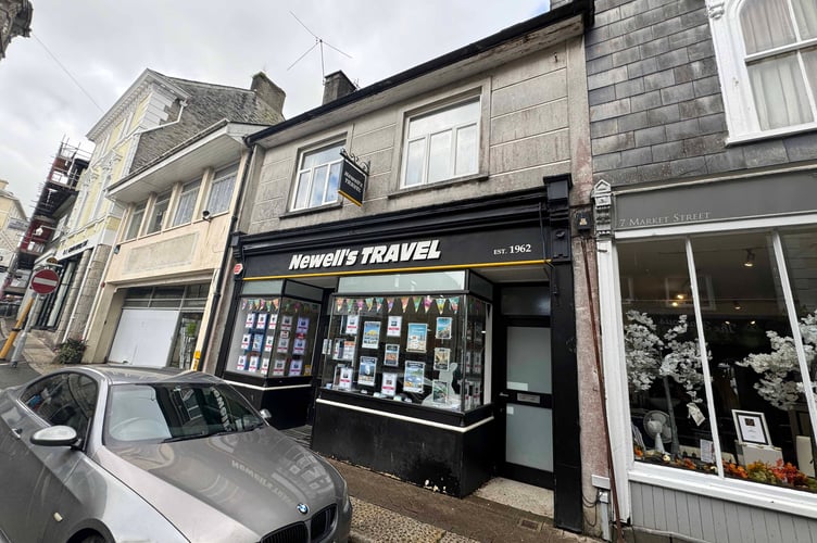 The property in Market Street comprises a ground floor commercial unit with three self-contained flats above and has a freehold guide price of £190,000 plus.
