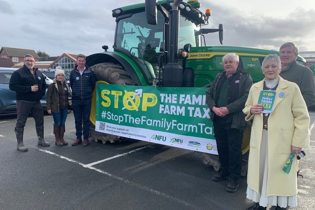 Local farmers hold NFU Day of Unity garnering public support
