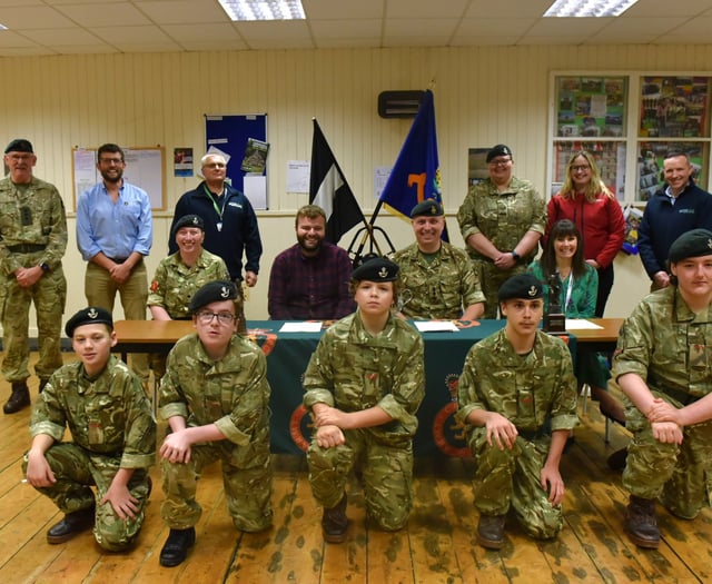 History created with new Army Cadets Force detachment in Lostwithiel
