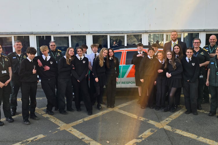 Students and staff at Wadebridge School in Cornwall are now equipped with essential lifesaving skills, thanks to a recent training session led by the South Western Ambulance Service NHS Foundation Trust