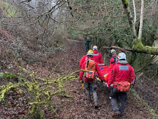 East Cornwall Search and Rescue evacuate injured rider at Bodgara Mill