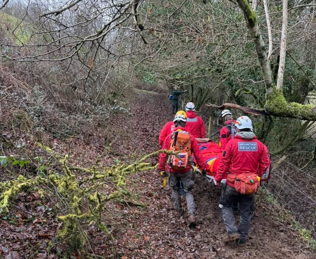 East Cornwall Search and Rescue evacuate injured rider at Bodgara Mill