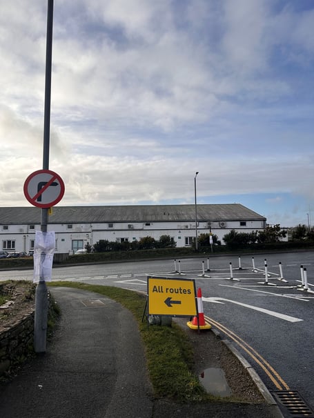 Local police have warned motorists who dare to flout new laws implemented for traffic leaving Gilston Road that they could receive points and fine