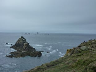 Land's End, the most westerly spot on mainland