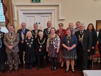 Mayors meet at civic event