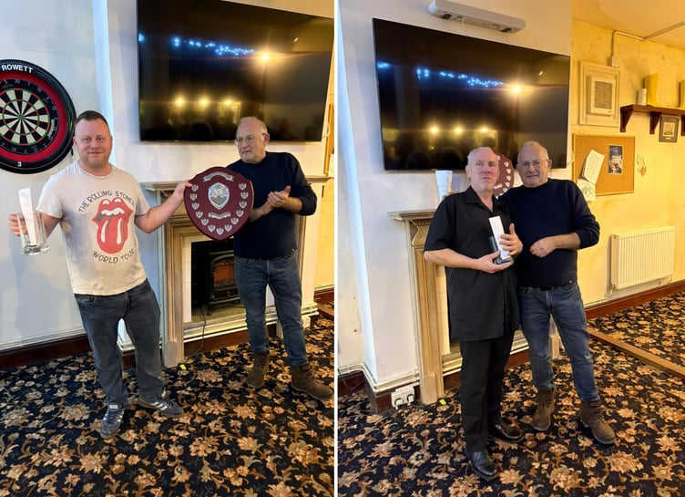 Mike Pengelly Shield finalists, Kyle Courtis and Andy Grant.